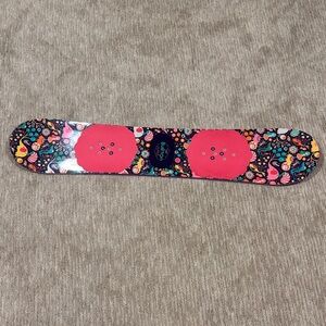 Burton Chicklet Snowboard 130 with Vibrant Multicolor Design Girls